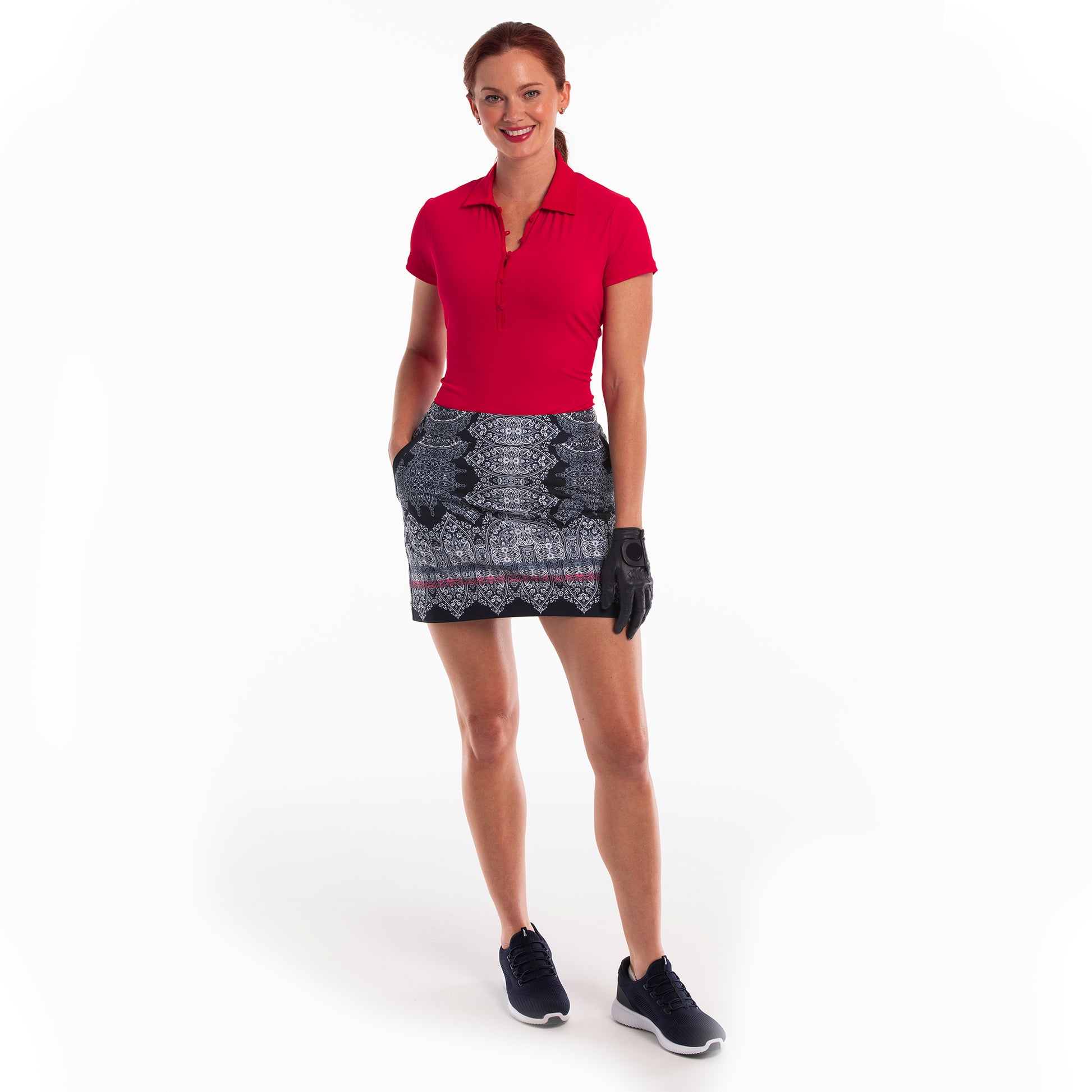 16 1/2IN BANDANA PRINT SKORT - EPNY