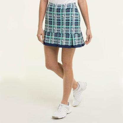 17 1/2 IN PLAID PRINT SKORT