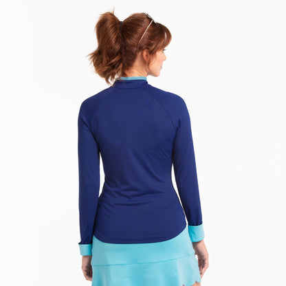 PULLOVER W/ CONTRAST TRIM