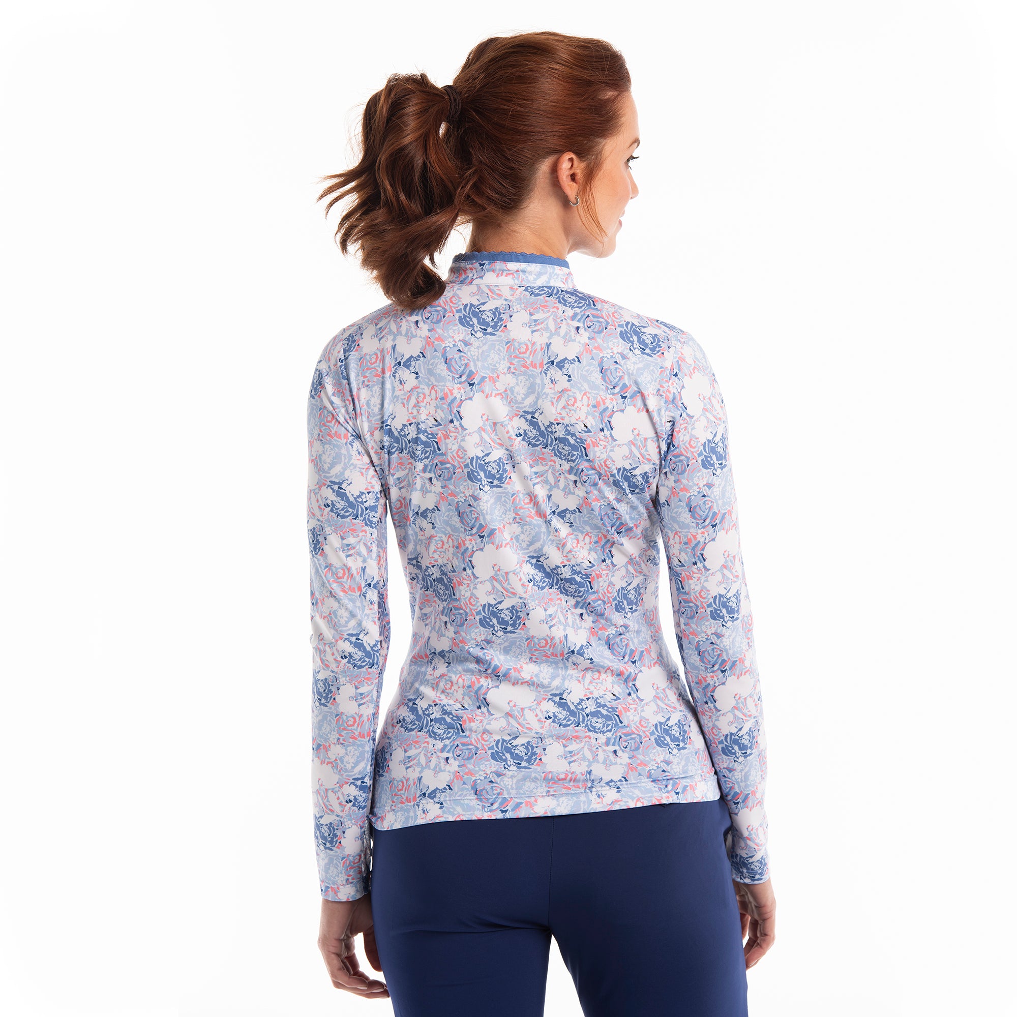 TONAL CABBAGE ROSE POLO - EPNY