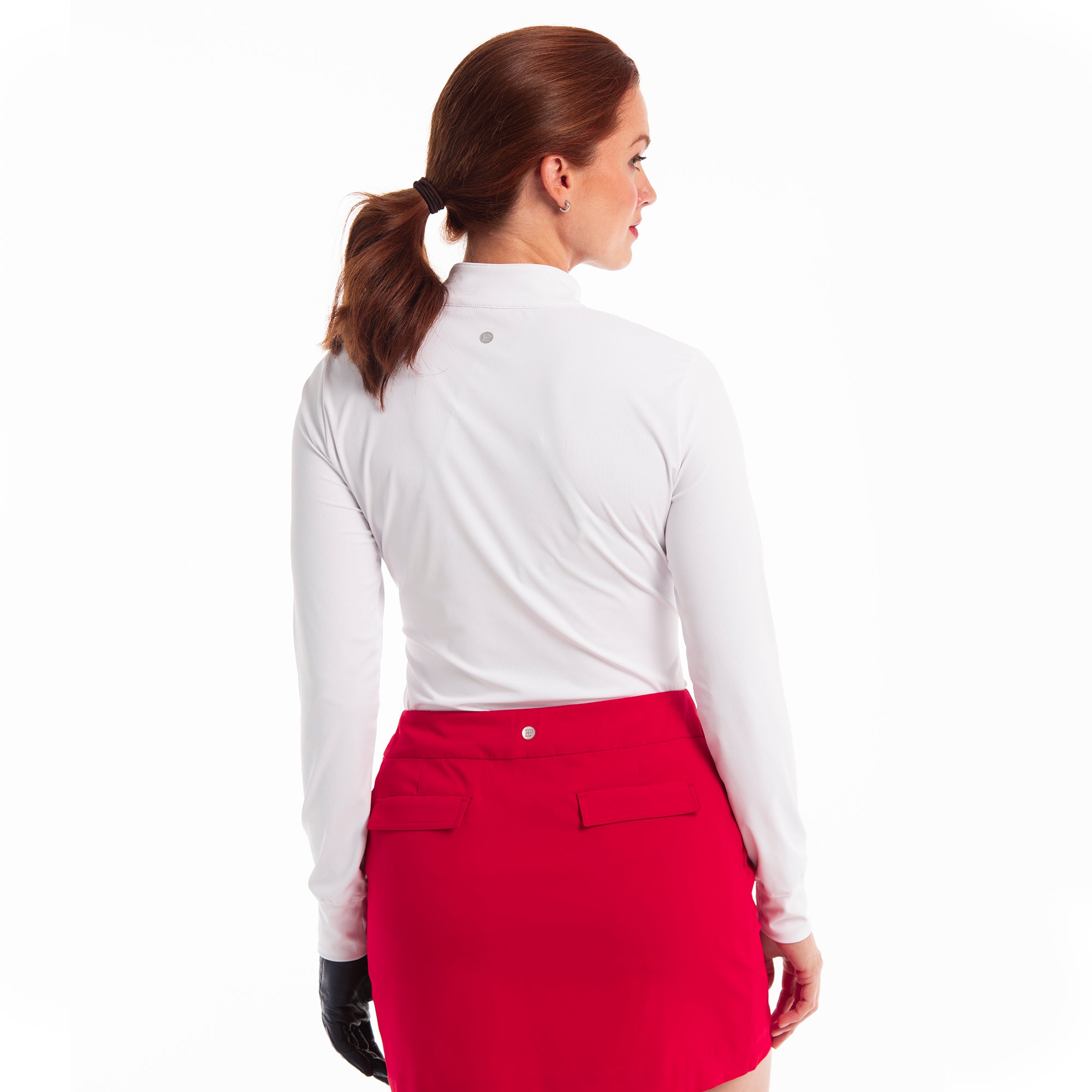 LONG SLEEVE RIB BUTTON MOCK POLO - EPNY