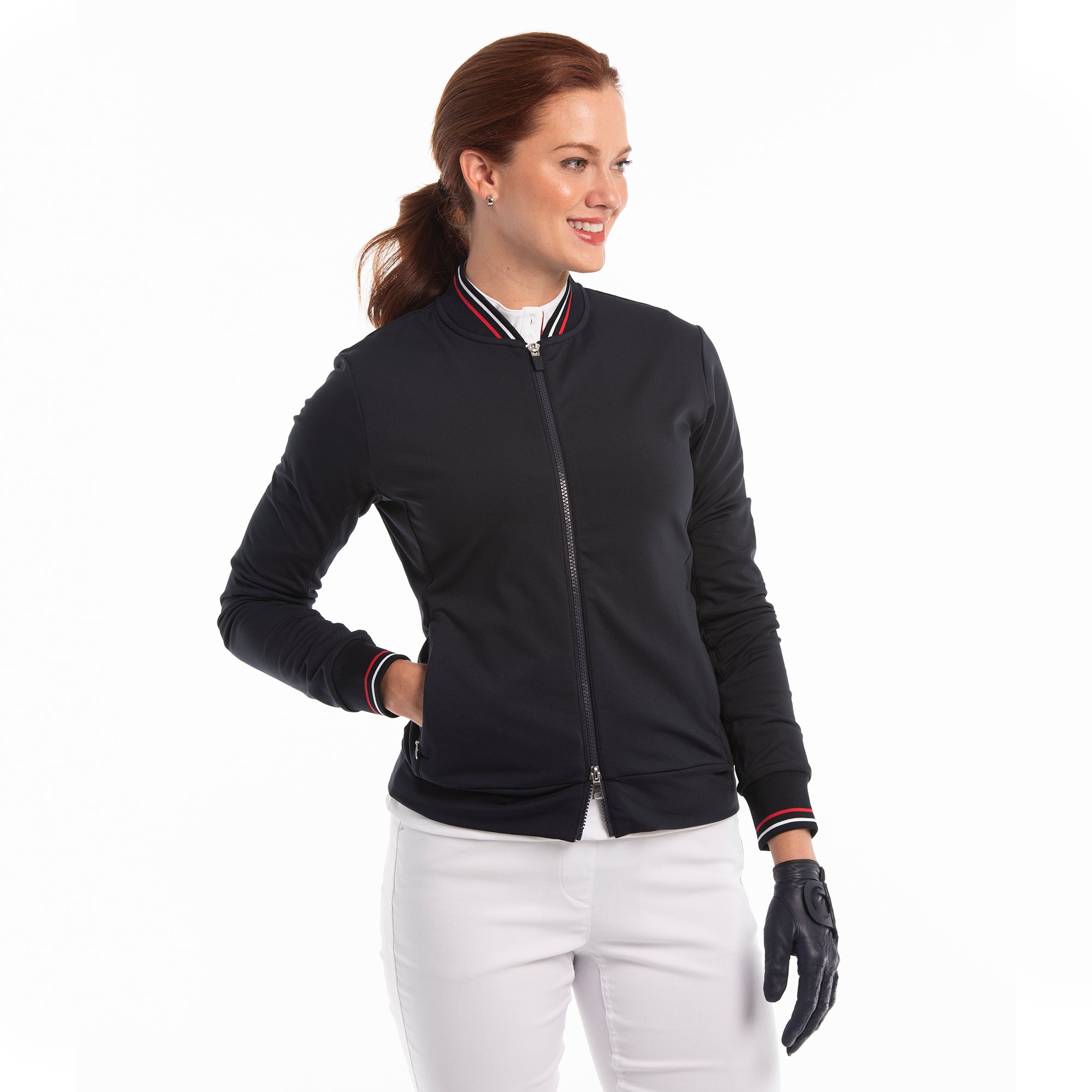 LONG SLEEVE MANDARIN COLLAR JACKET - EPNY