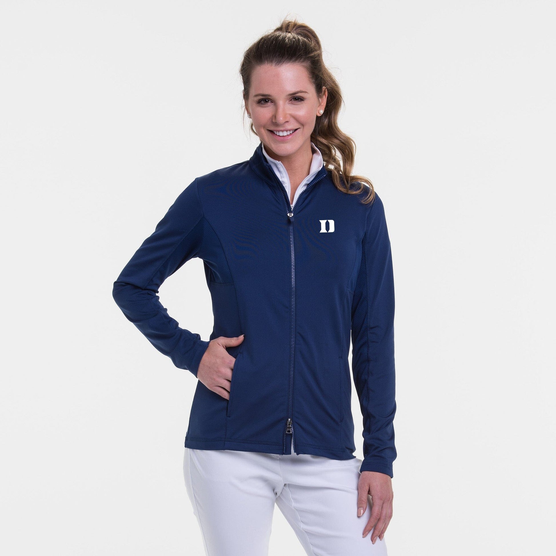 Duke University | Long Sleeve Brushed Jersey Jacket | Collegiate