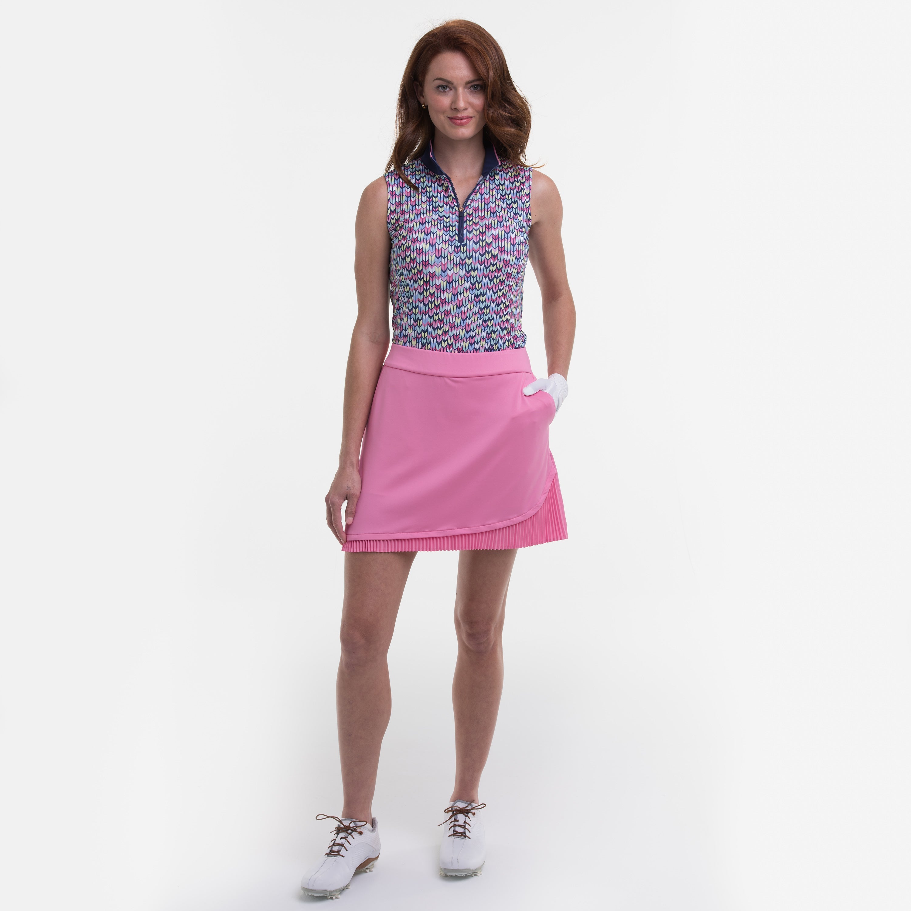 17 1/2 INCH SKORT W/ PLEAT SKORT