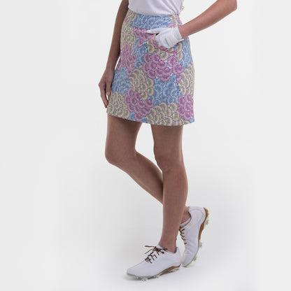 19 INCH SEASHELLS PRINT SKORT