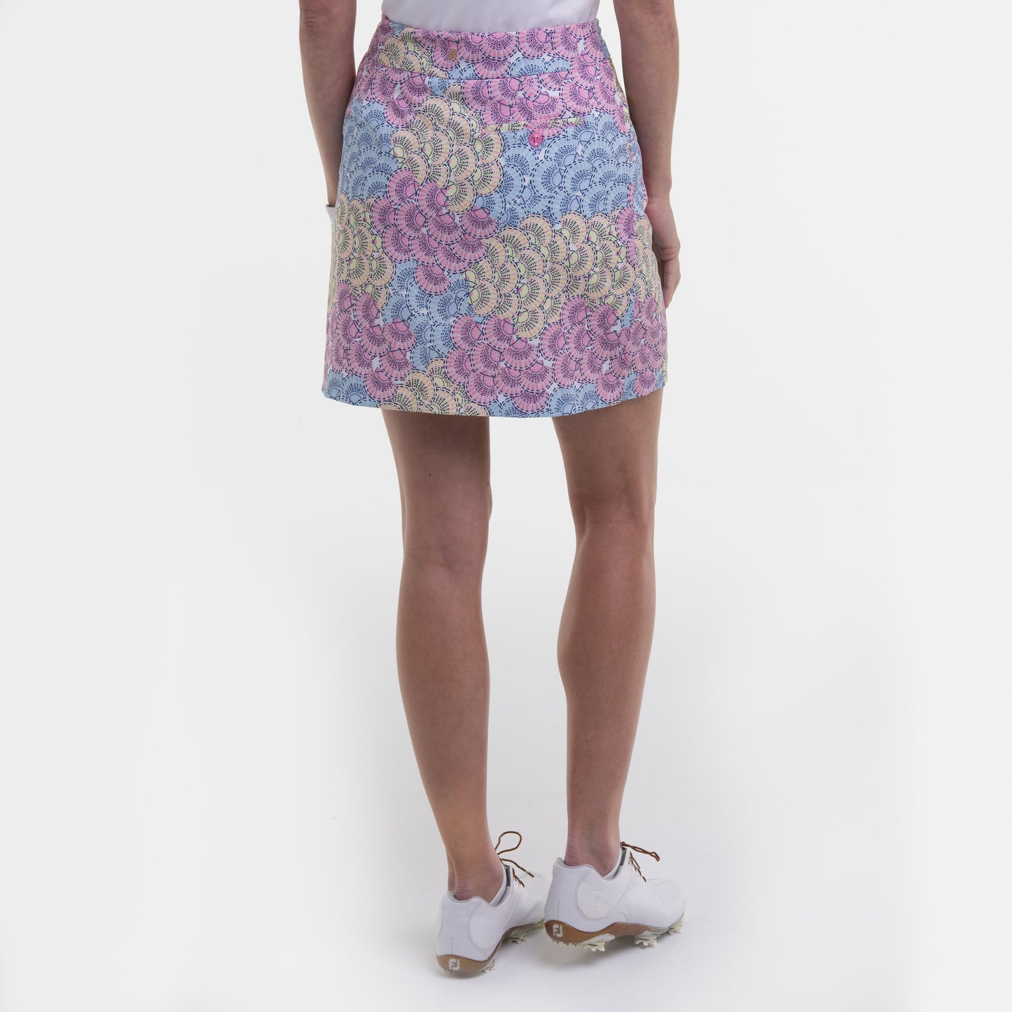 19 INCH SEASHELLS PRINT SKORT