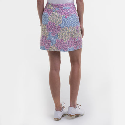 19 INCH SEASHELLS PRINT SKORT