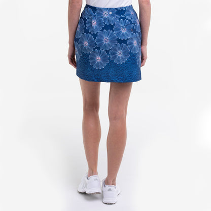 17 1/2IN TEXTURAL PRINT SKORT