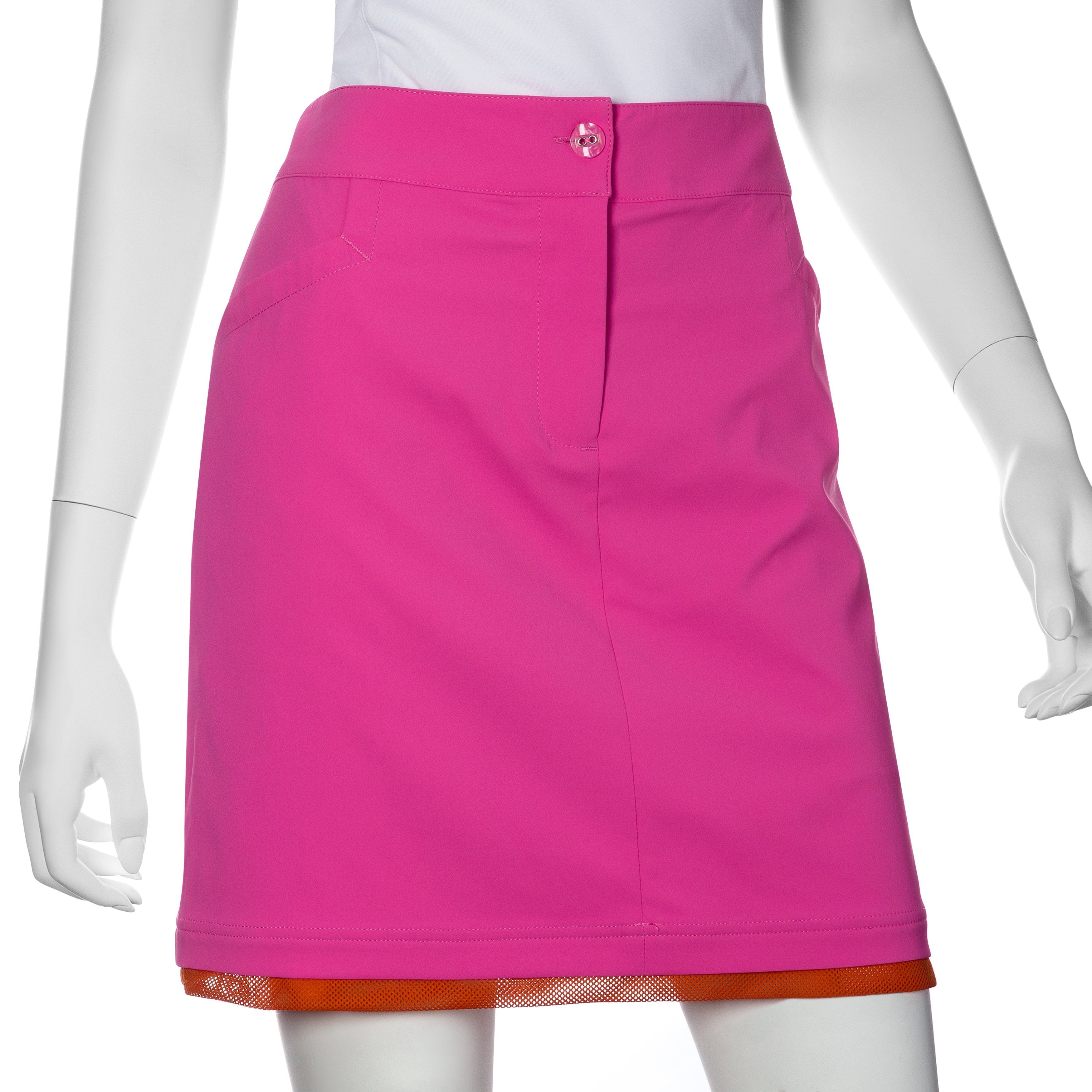 Contrast Mesh Hem Detail Skort - EPNY