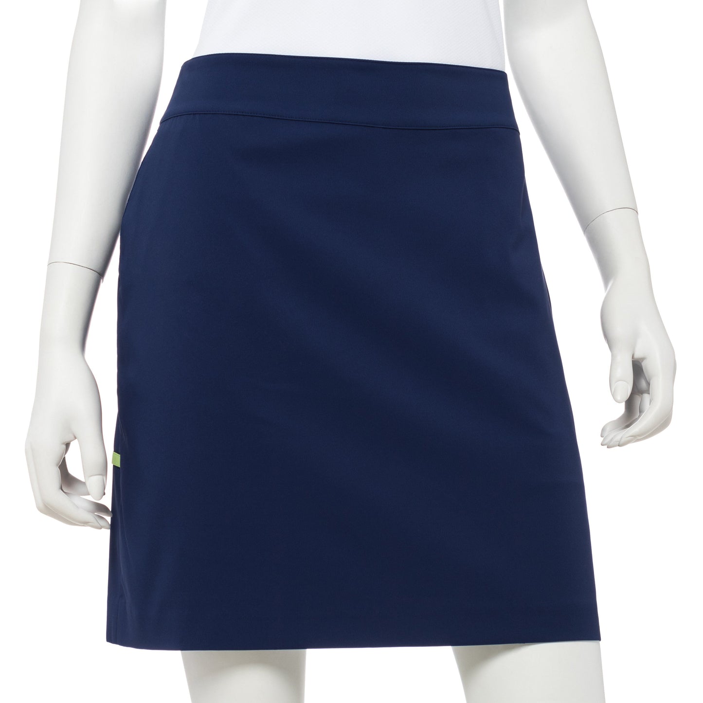 Contrast Tape Trim Pleat Hem Skort - EPNY