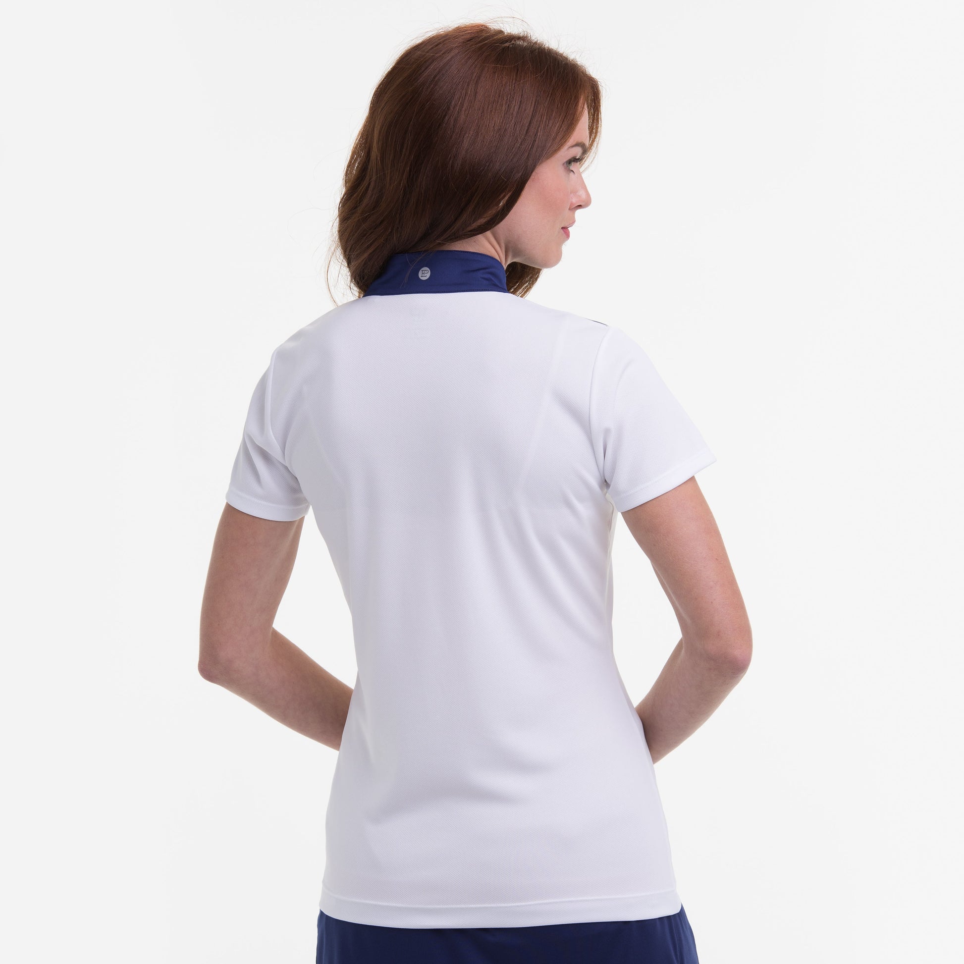 SHORT SLEEVE ZIP MOCK POLO