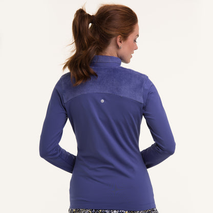 LONG SLEEVE SNAP PLACKET PULLOVER