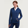 LONG SLEEVE HOODED ZIP PULLOVER