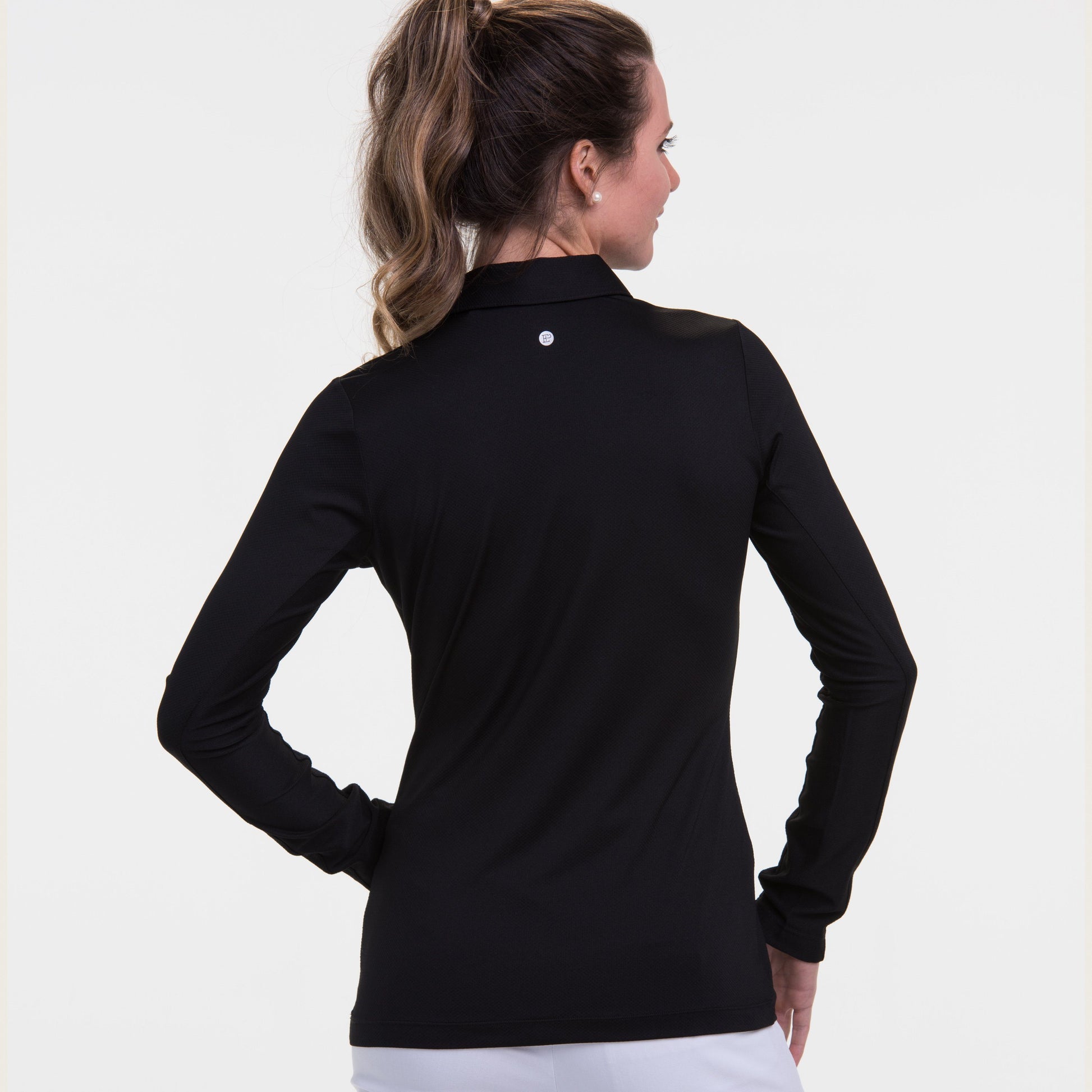 LONG SLEEVE EXT PIP TRIM PLACKET POLO