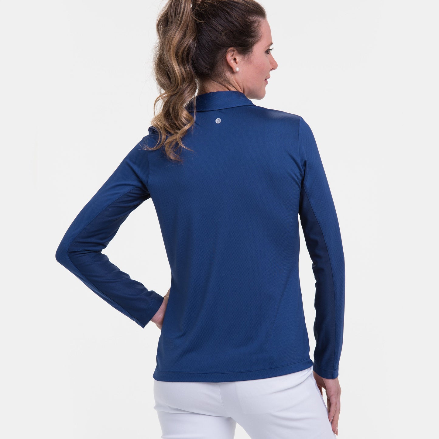 LONG SLEEVE EXT PIP TRIM PLACKET POLO