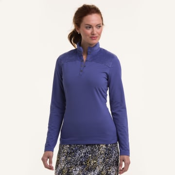 LONG SLEEVE SNAP PLACKET PULLOVER - Sale - LONG SLEEVE SNAP PLACKET PULLOVER